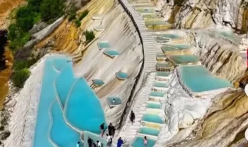 Giresun Göksu Travertenleri ziyarete açılıyor