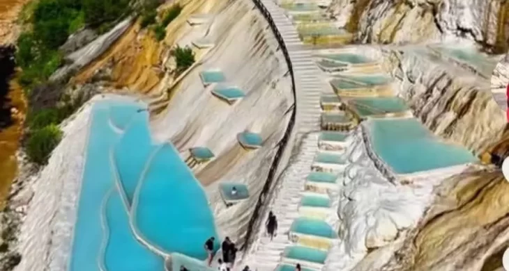 Giresun Göksu Travertenleri ziyarete açılıyor