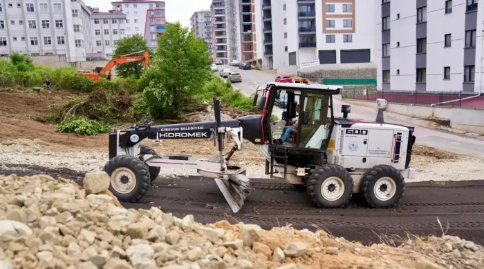 Giresun’da altyapı ve üstyapı çalışmaları devam ediyor