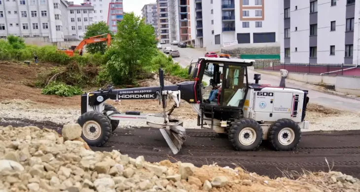 Giresun’da altyapı ve üstyapı çalışmaları devam ediyor