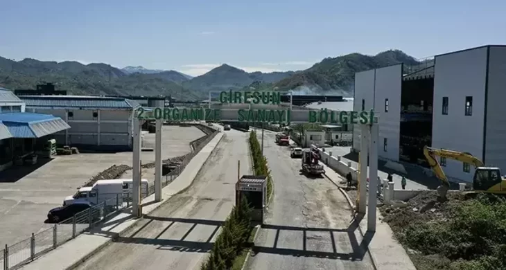 Giresun organize sanayileri zirve yaptı