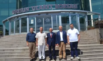 Giresun Ticaret Borsası Öner Hekim’i ağırladı