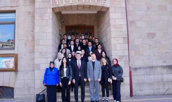 Giresun Üniversitesi öğrenci toplulukları belediye ziyareti