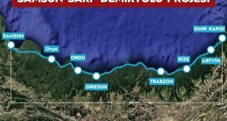 Giresun’a Tren Yolu projesi hayata geçiyor
