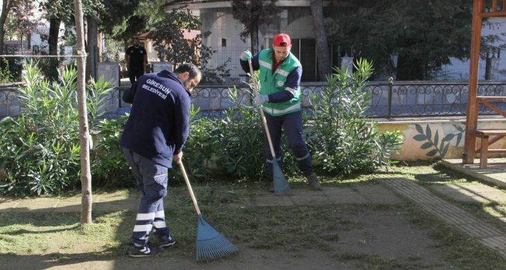 Giresun Belediyesi saha çalışmalarına devam ediyor