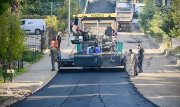 Giresun Belediyesi asfalt seferberliği devam ediyor