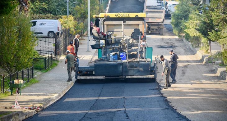 Giresun Belediyesi asfalt seferberliği devam ediyor