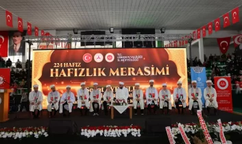 Giresun’da hafızlar icazet aldı