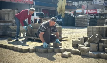 Giresun’da sokak ve caddeler düzenleniyor