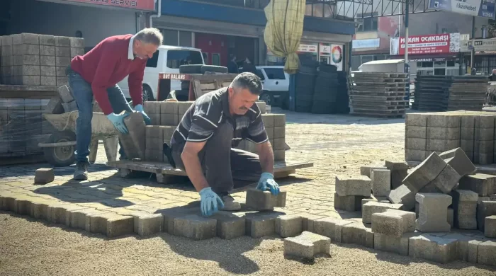 Giresun’da sokak ve caddeler düzenleniyor