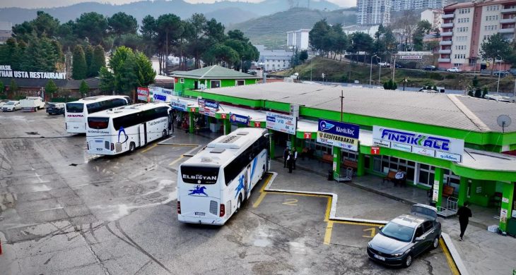Giresun otobüs terminali yoğun bir yılı geride bıraktı