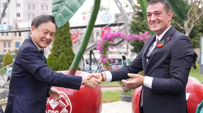 Giresun’un Japon Kardeş Şehri Sagae dostlu anıtı törenle açıldı