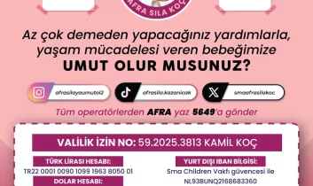 “Güneşim Sönmesin!” SMA hastası Afra Sıla’nın ailesinden Türkiye’ye yardım çağrısı