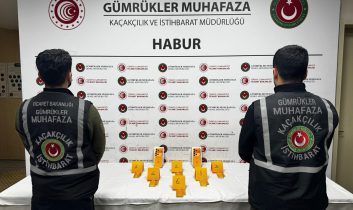 Habur Gümrük Kapısı’nda 41 kilogram altın ele geçirildi