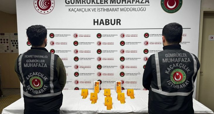 Habur Gümrük Kapısı’nda 41 kilogram altın ele geçirildi