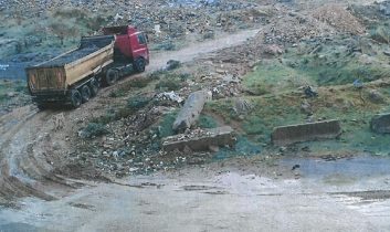 Hafriyat döken firmaya 7,5 milyon lira ceza