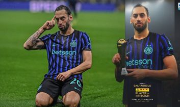 Hakan Çalhanoğlu gecenin yıldızı oldu: “Her zaman yaptığım gibi”