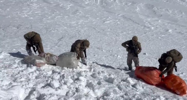 Hakkari’de 348 kilogram uyuşturucu madde ele geçirildi