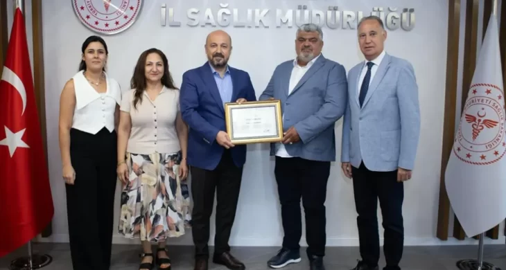 Halil Nacar’dan teşekkür belgesi