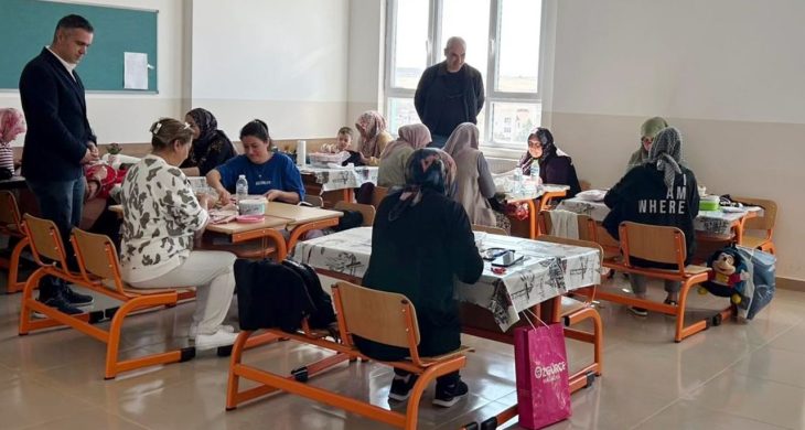 Beypazarı Halk Eğitim merkezi müdüründen kurslara ziyaret