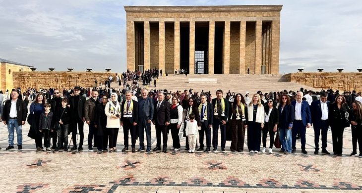 Hamburglu Fenerbahçeliler Anıtkabir ziyaretiyle Yozgat yolunda