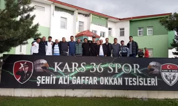 Harbiler36’dan Kars 36 Spor’a moral ziyareti: Hedef 3. Lig