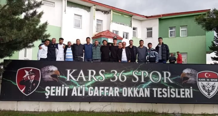 Harbiler36’dan Kars 36 Spor’a moral ziyareti: Hedef 3. Lig