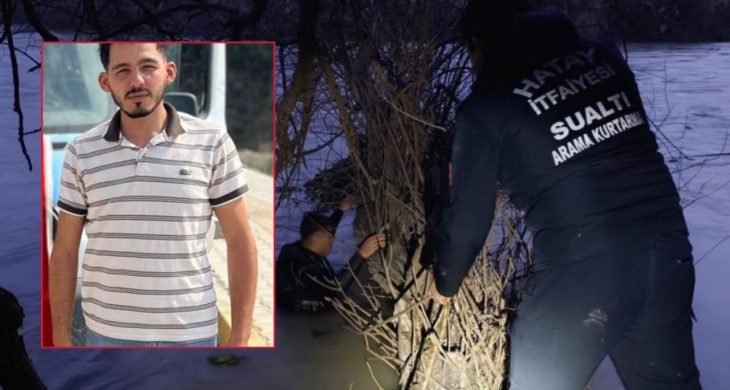 Hatay’da Asi Nehri’ne düşen genç için arama başlatıldı