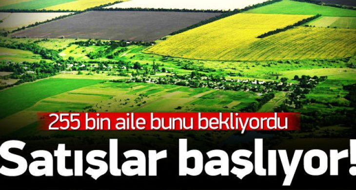 Hazine arazilerinin satışı başlıyor