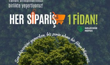 Yeşil Vatan’a Komek Sepeti’nden destek;  Her sipariş bir fidan oluyor