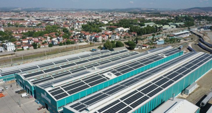 Milli Hızlı Tren Güneş Enerjisi İle Üretiliyor