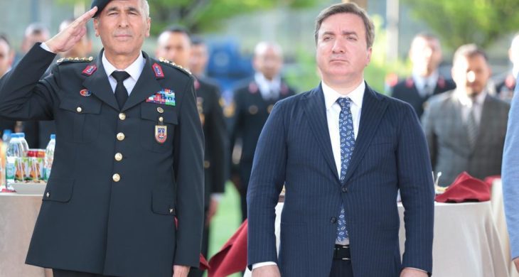 İl Jandarma Komutanlığında veda programı düzenlendi