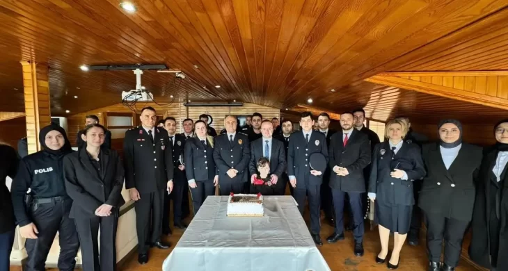 Hopa Kaymakamı Arslantürk, polis teşkilatını kabul etti