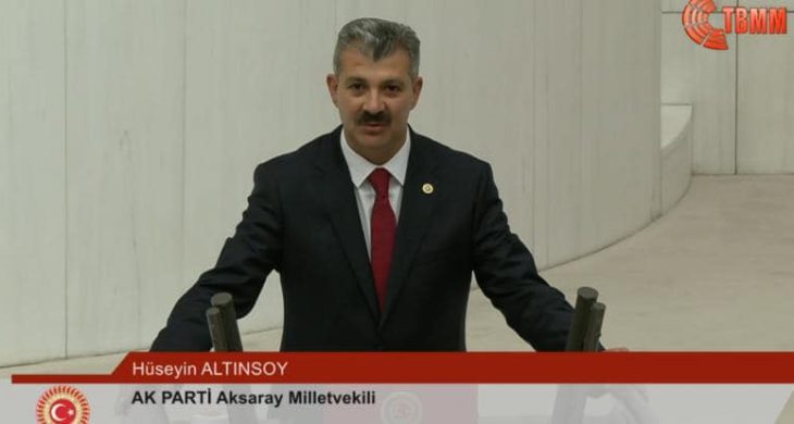 Milletvekili Altınsoy, Aksaray Halkına Teşkkür Etti