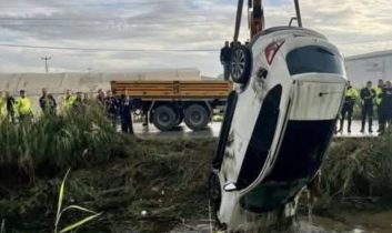 Antalya’da dereye düşen otomobilde kadın ölü bulundu