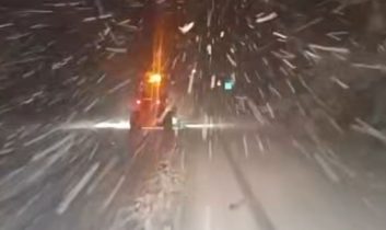 Alacabel’de kar yağışı başladı