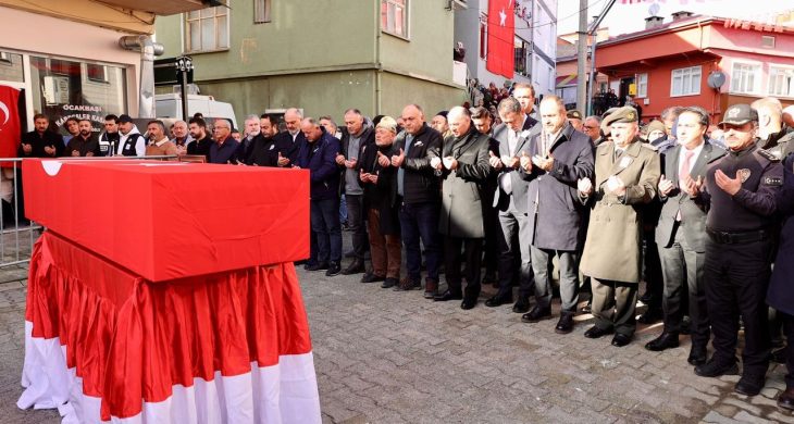 Birliğinde fenalaşarak hayatını kaybeden Piyade Er Aydın için tören
