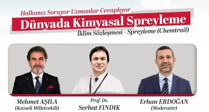 Gebze’de “Chemtrail ve İklim Sözleşmesi” paneli düzenlenecek