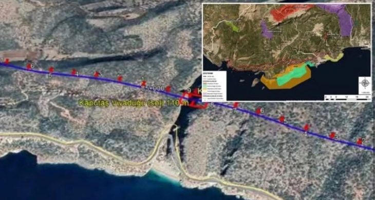 Finike–Demre–Kaş yol projesine mahkemeden iptal kararı