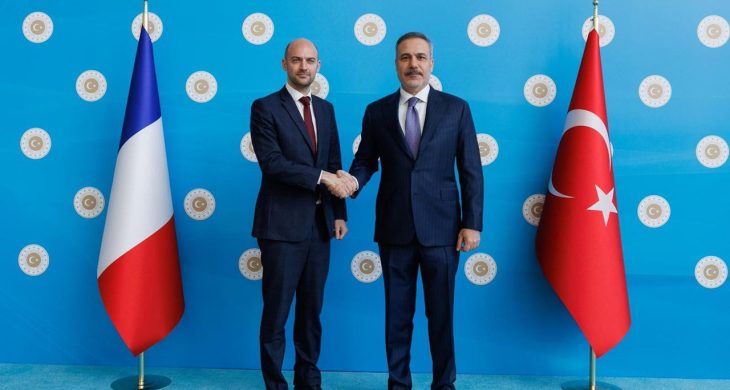 Hakan Fidan ile Fransız mevkidaşı Barrot Ankara’da görüştü