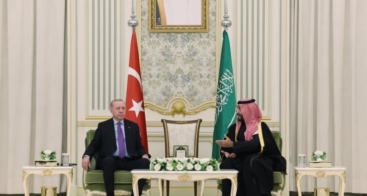 Cumhurbaşkanı Erdoğan, Suudi Arabistan Veliaht Prensi Muhammed bin Selman ile Riyad’da görüştü