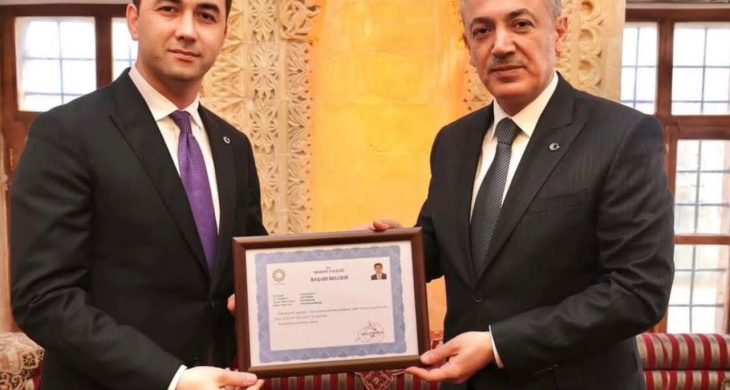 Mardin Valisi’nden Midyat Kaymakamı’na başarı belgesi