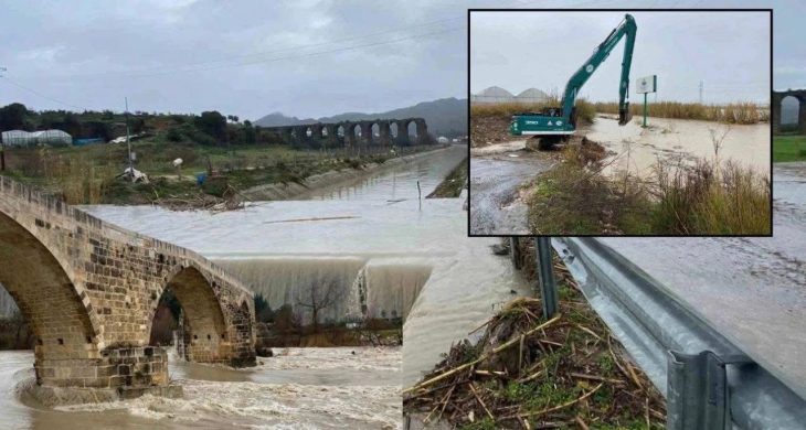 Köprüçayı taştı: Tarım alanları ve yerleşimler sular altında kaldı
