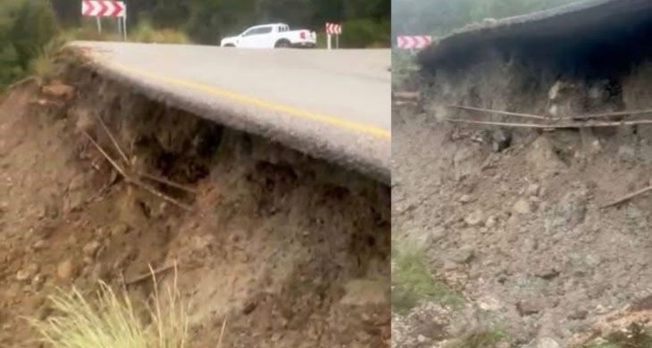 Çıralı’da heyelan: Yol tek şeride düştü, elektrikler kesildi
