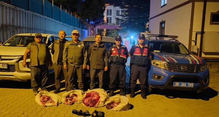 Kaçak Geyik avcılarına 580 Bin TL para cezası
