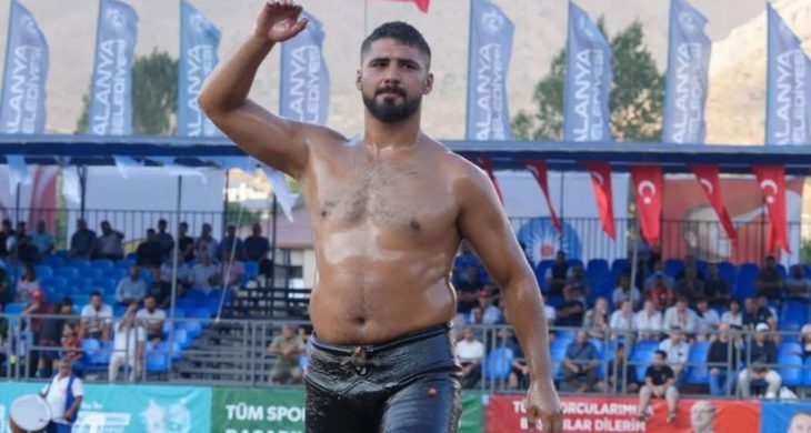 Gökbel Yağlı Güreşlerinde, altın kemer yeniden Enes Doğan’ın