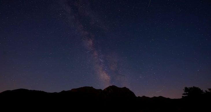 Isparta Melikler Yaylası’nda perseid meteor yağmuru büyüledi