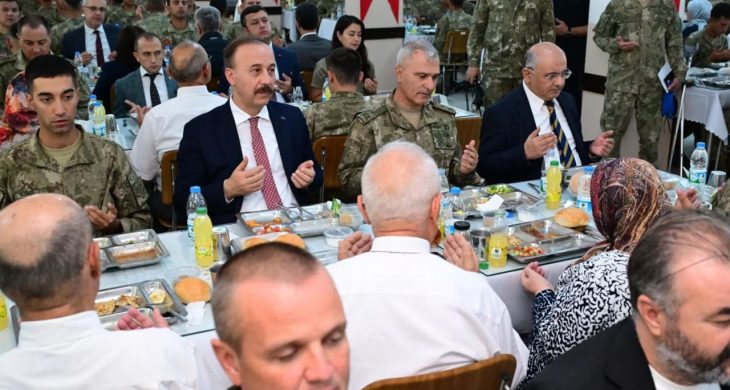 Isparta Valisi  Erin, Gazilerle Komando Tugayı’nda bir araya geldi