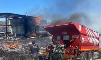 Kulübede yangın! 25 güvercin yanarak can verdi