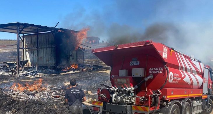 Kulübede yangın! 25 güvercin yanarak can verdi